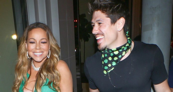 MARIAH CAREY Y BRYAN TANAKA JUNTOS 