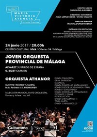 La Joven Orquesta Provincial de Málaga rendirá homenaje a Federico García Lorca con un concierto en el MVA