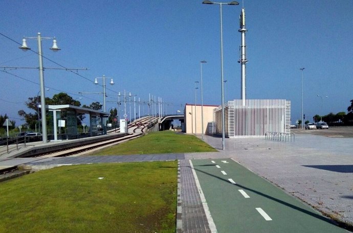 Trabajos en la estación intermodal de San Fernando