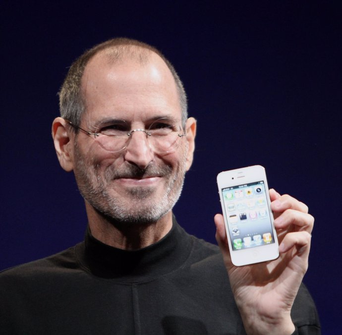 Steve jobs primer iphone original apple botón de atrás