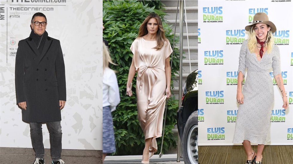 Stefano Gabbana, Melania Trump y Miley Cyrus 