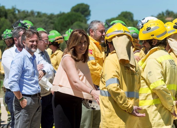 La presidenta de la Junta, Susana Díaz, presenta el Plan Infoca para 2017