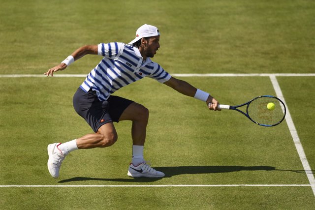 Feliciano López en el torneo de Queens