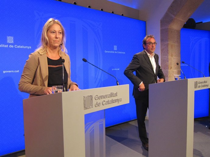 Consellers Neus Munté, Josep Rull