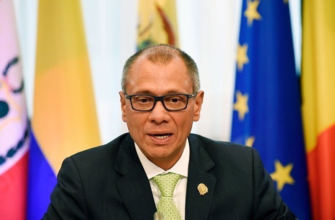 Jorge Glas comparece por caso Odebrecht