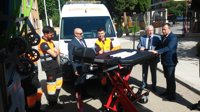 El Consorcio de Transporte Sanitario de Granada cuenta con un nuevo vehículo para personas con obesidad grave