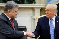 Poroshenko sale de su reunión con Trump satisfecho por el "fuerte respaldo" de EEUU