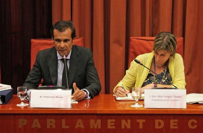 El director de Método 3 Francisco Marco en el Parlament