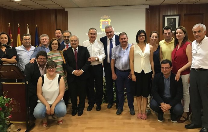 Foto de familia PSOE con nuevo alcalde de Moratalla
