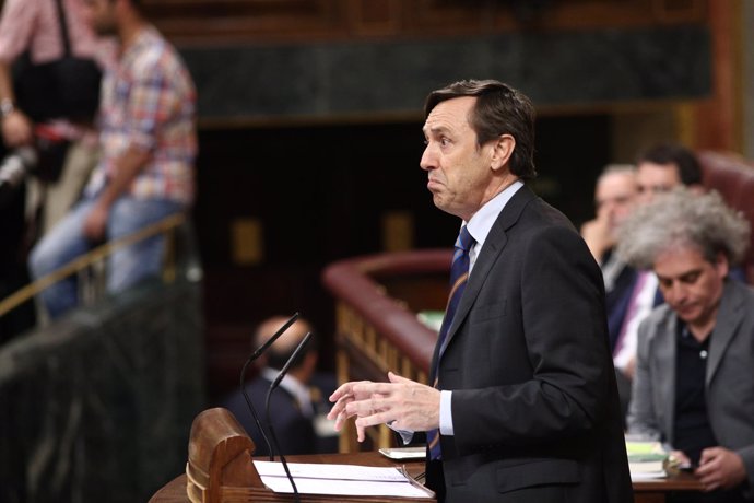 Rafael Hernando en el debate de la moción de censura