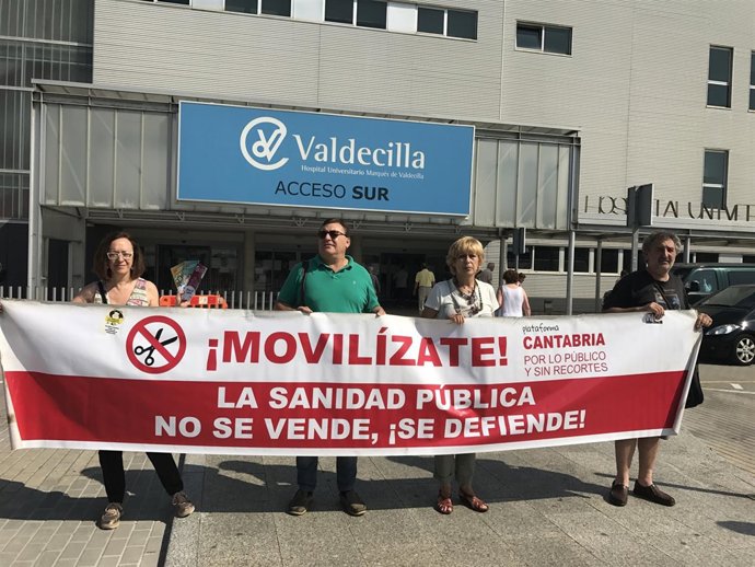 Presentación de la nueva campaña de Cantabria por lo Público y sin Recortes