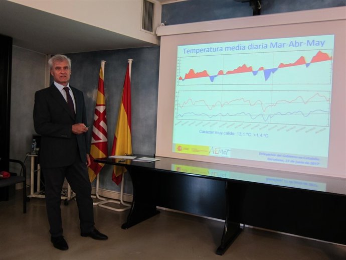 El delegado territorial en Catalunya de la Agencia Estatal de Meteorología