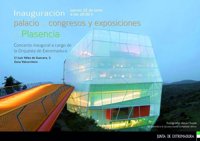 El Palacio de Congresos de Plasencia se inaugura este jueves