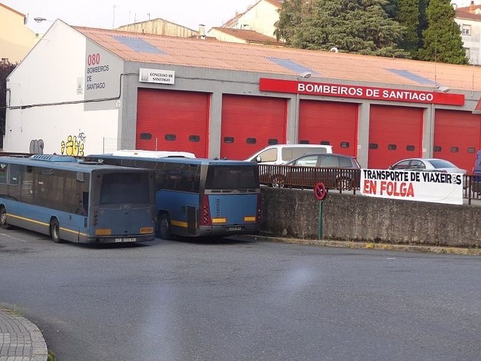 Transporte público de viajeros en huelga