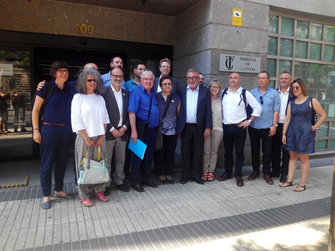 ERC, Unidos Podemos, Compromís y PDeCAT en el Tribunal de Cuentas