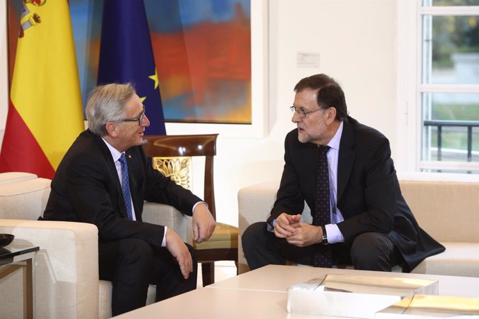 Rajoy recibe en la Moncloa a Jean-Claude Juncker
