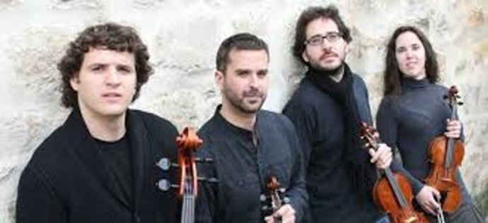 Música Cuarteto Granada actúa en sala maría cristina fundación unicaja