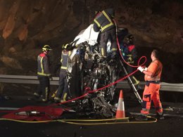 Accidente mortal en la TF-1