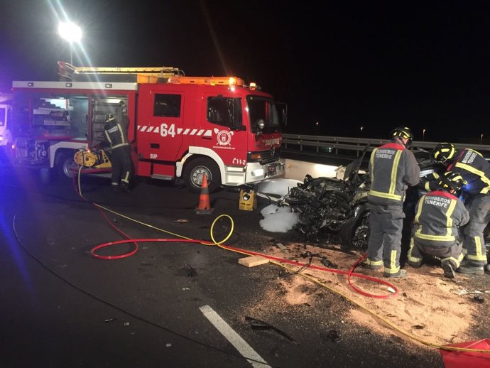 Accidente mortal en la TF-1