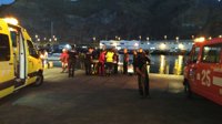 Herido un hombre tras caer al mar con su coche en la dársena de Santa Cruz de Tenerife