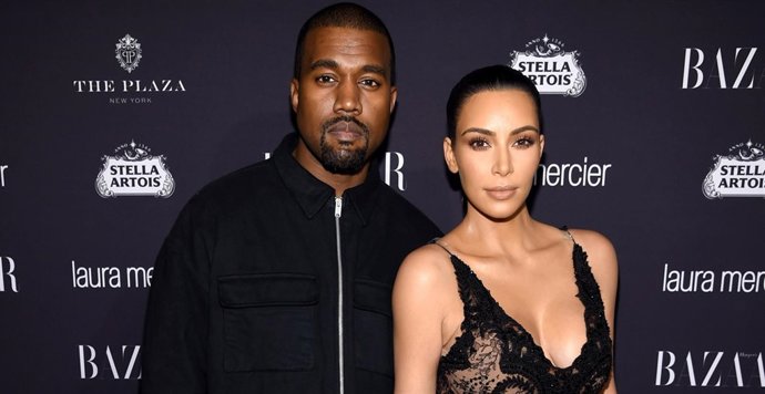 Kim Kardashian y Kanye West 