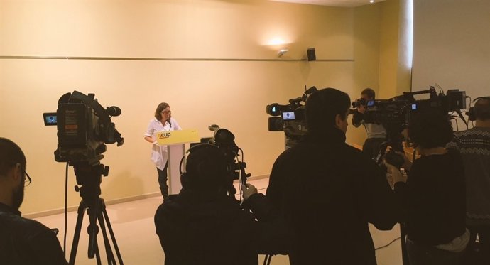 La diputada de la CUP en el Parlament, Eulàlia Reguant