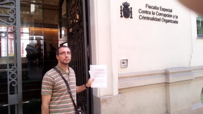 Carlos González (Comú de Lleida) davant la Fiscalia Especial contra la Corrupció