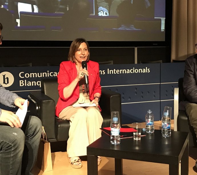 La presidenta del Parlament, Carme Forcadell