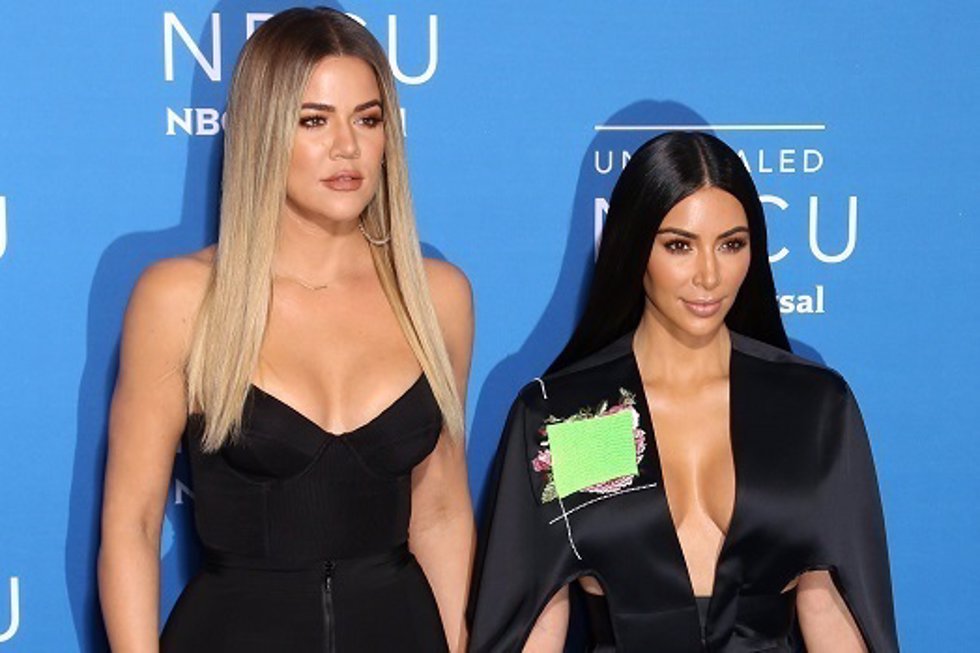 Kim Kardashian and Khloe Kardashian attend the 2017 NBCUniversal Upfront at Radi