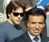 Exhumados en Argentina los restos del hijo del expresidente Carlos Menem para investigar su muerte