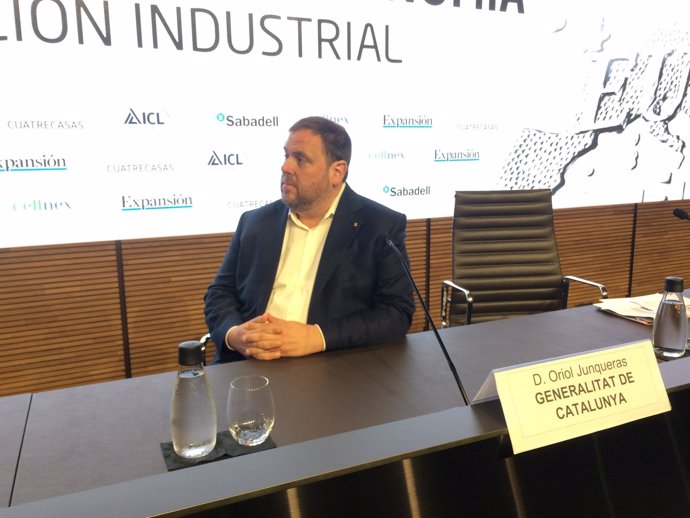 El vicepresidente del Govern y conseller de Economía, Oriol Junqueras