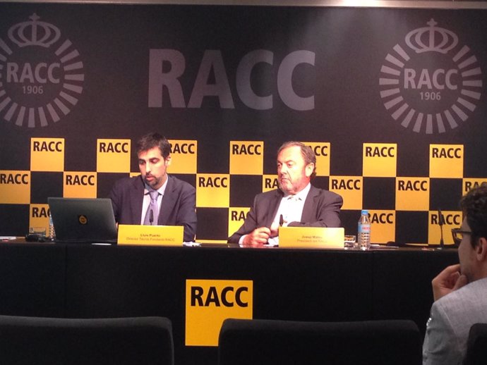 El presidente del Racc J.Mateu y el dtor.Técnico F. Racc L.Puerto
