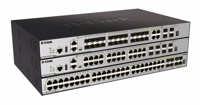 Conmutadores DGS-3630 Series Layer 3 Stackable Managed Gigabit Switch