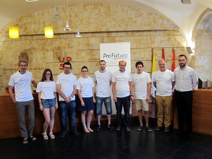 Responsables del proyecto y profesores de la UPSA