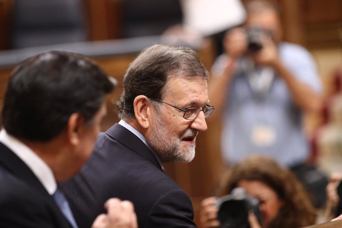 Mariano Rajoy en la sesión de control al Gobierno en el Congreso