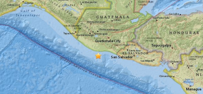 Terremoto de 6,8 en Guatemala