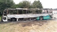 Arde un autobús de Arriva en Valdoviño (A Coruña) e investigan si está relacionado con la huelga