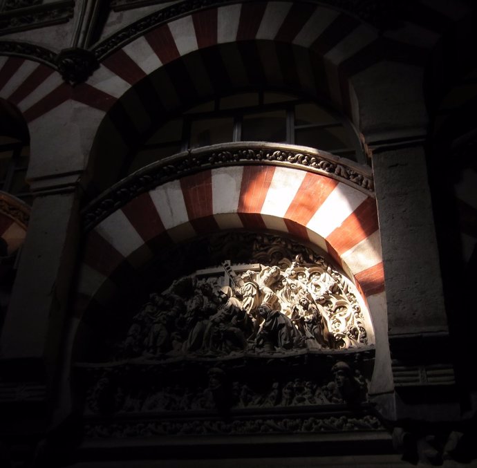 Arcos en el interior de la Mezquita-Catedral de Córdoba