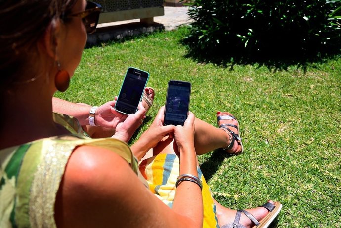 App sobre el sol en la piel