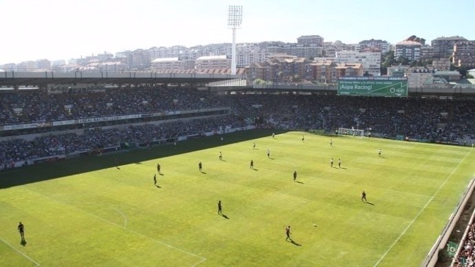 Partido del Racing en El Sardinero