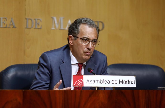 Enrique Ossorio, portavoz del PP en la Asamblea de Madrid