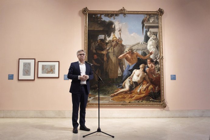 El Museo Thyssen presenta la restauración del cuadro La muerte de Jacinto