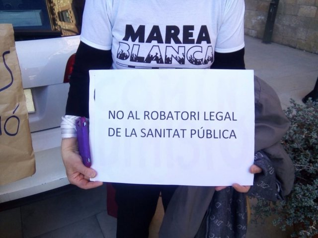 Marea Blanca contra la privatización