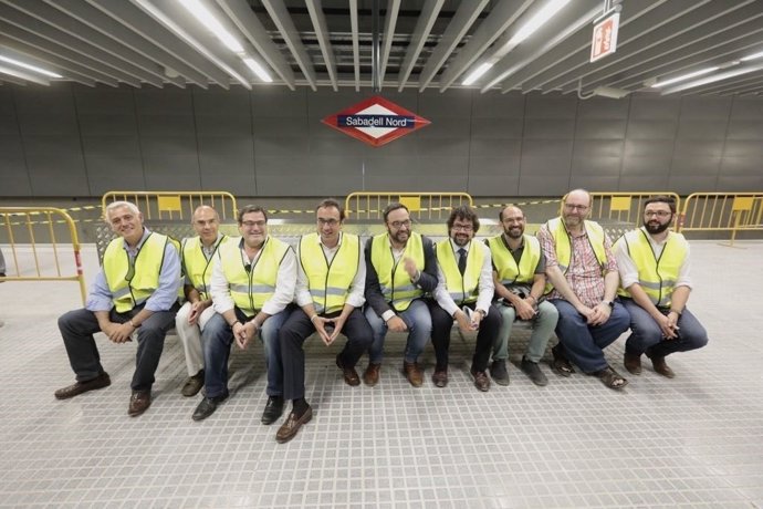 El conseller Josep Rull visita l'estació de FGC de Sabadell Nord