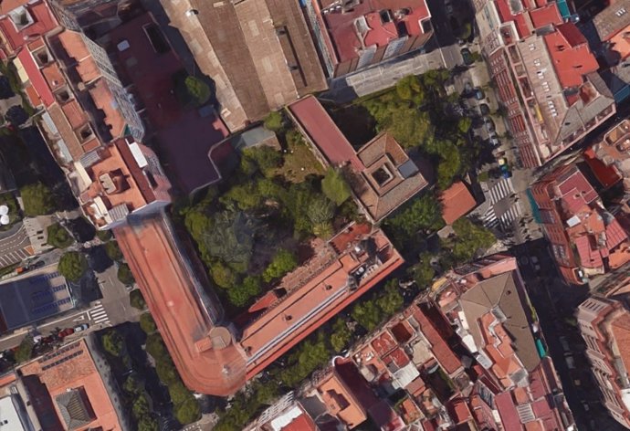 Imatge del recinte des del satèl·lit de Google Maps
