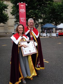 Gamarra recibe la Medalla de la ciudad de Libourne