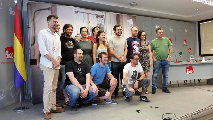 Alberto Garzón en la Asamblea Político Social de IU