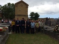 Gobierno vasco asiste en Mungia al 80 aniversario del fusilamiento de Lauaxeta