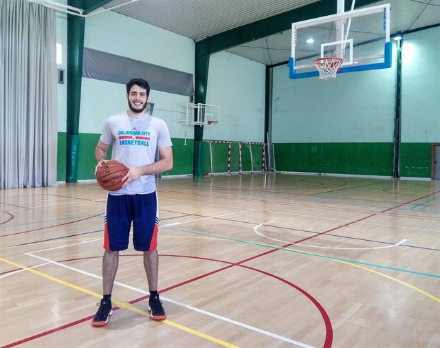 Álex Abrines después de un entrenamiento en Palma de Mallorca