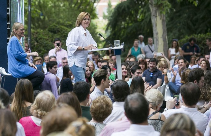Cospedal intervé en un acte del PP de Madrid pels dos anys de legislatura